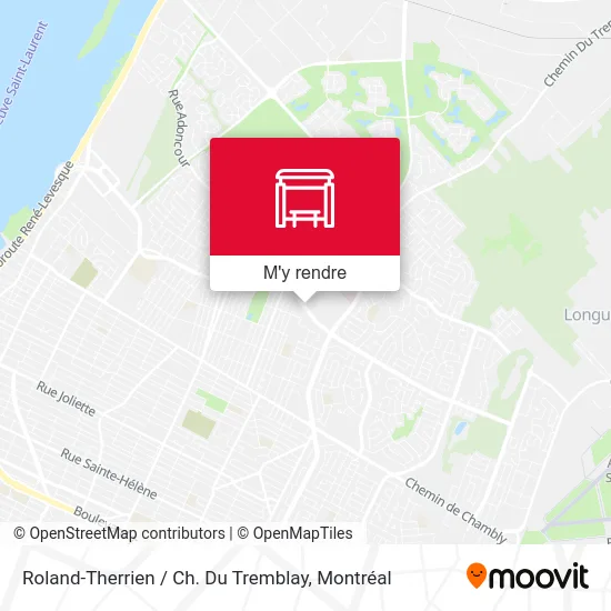 Roland-Therrien / Ch. Du Tremblay plan