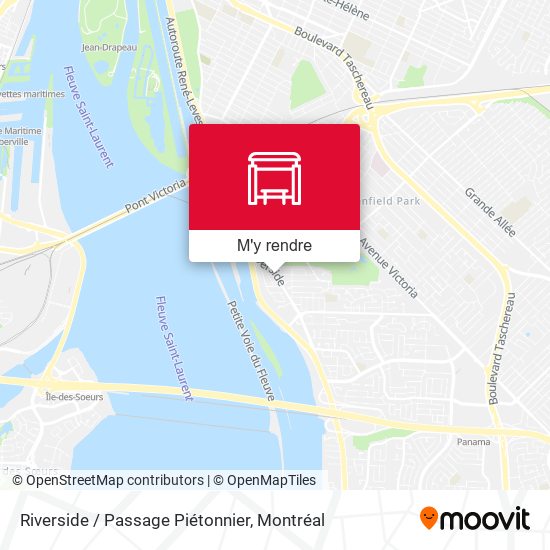Riverside / Passage Piétonnier plan