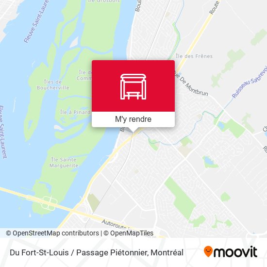Du Fort-St-Louis / Passage Piétonnier plan