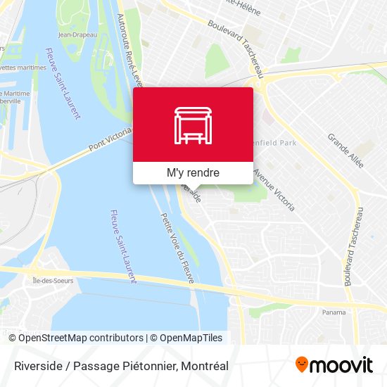 Riverside / Passage Piétonnier plan