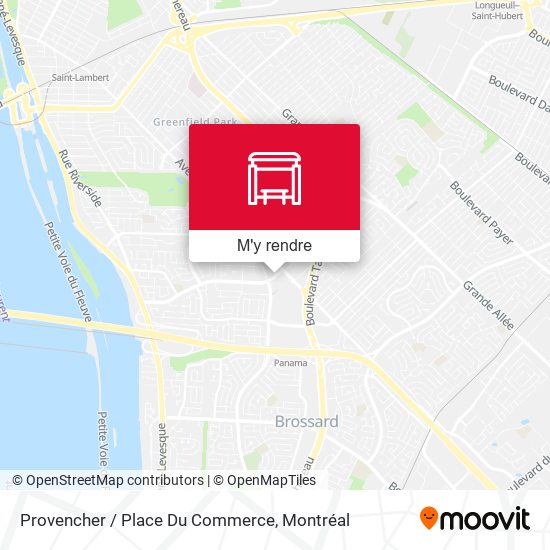 Provencher / Place Du Commerce plan