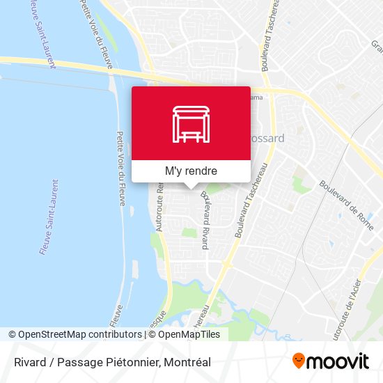 Rivard / Passage Piétonnier plan