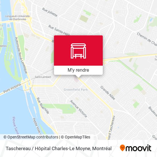 Taschereau / Hôpital Charles-Le Moyne plan