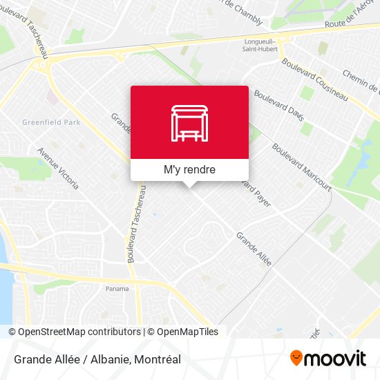 Grande Allée / Albanie plan