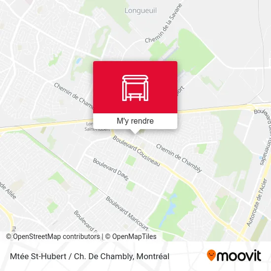Mtée St-Hubert / Ch. De Chambly plan