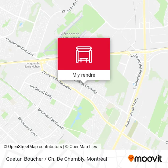 Gaétan-Boucher / Ch. De Chambly plan