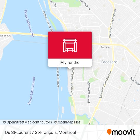 Du St-Laurent / St-François plan
