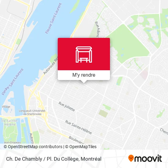 Ch. De Chambly / Pl. Du Collège plan