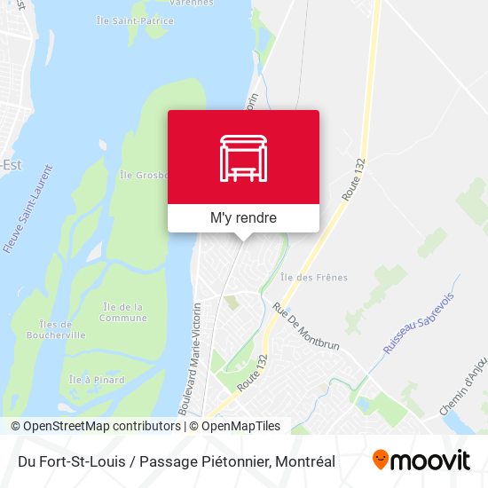 Du Fort-St-Louis / Passage Piétonnier plan