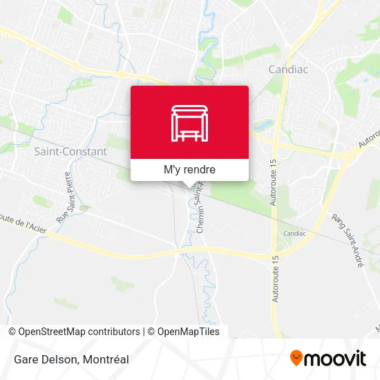 Gare Delson plan