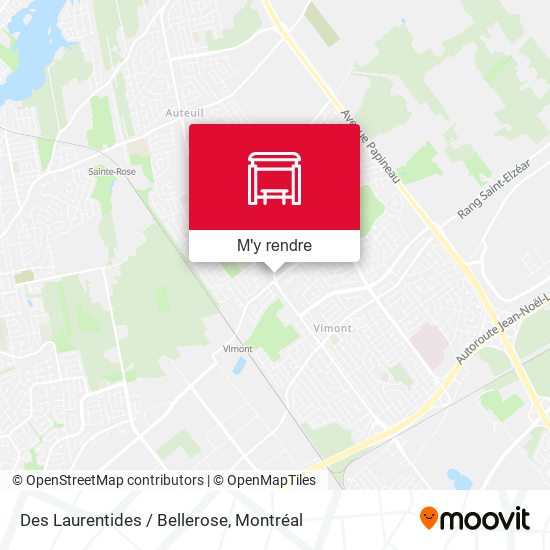 Des Laurentides / Bellerose plan