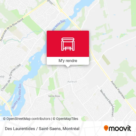 Des Laurentides / Saint-Saens plan