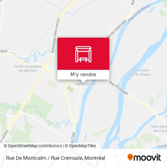 Rue De Montcalm / Rue Crémazie plan