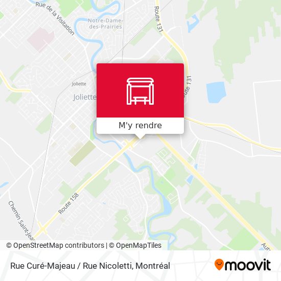 Rue Curé-Majeau / Rue Nicoletti plan