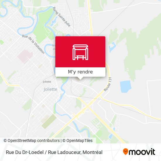 Rue Du Dr-Loedel / Rue Ladouceur plan