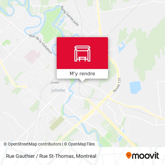 Rue Gauthier / Rue St-Thomas plan