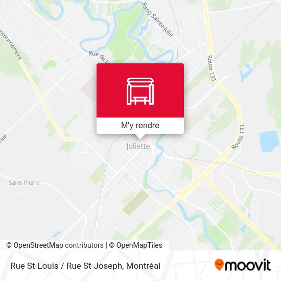 Rue St-Louis / Rue St-Joseph plan