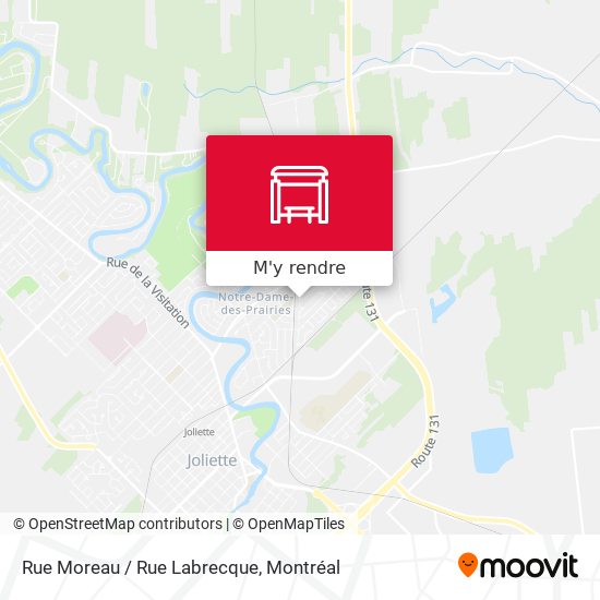 Rue Moreau / Rue Labrecque plan