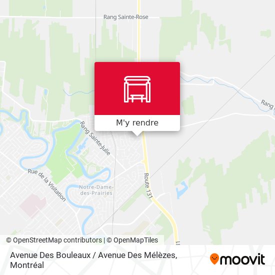 Avenue Des Bouleaux / Avenue Des Mélèzes plan