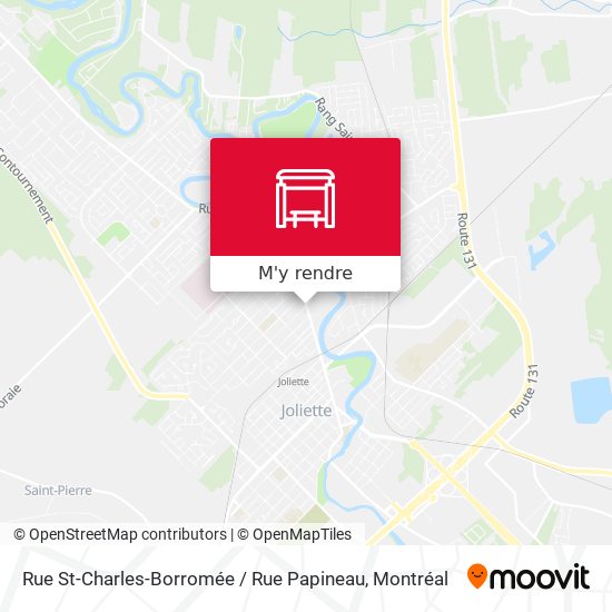 Rue St-Charles-Borromée / Rue Papineau plan