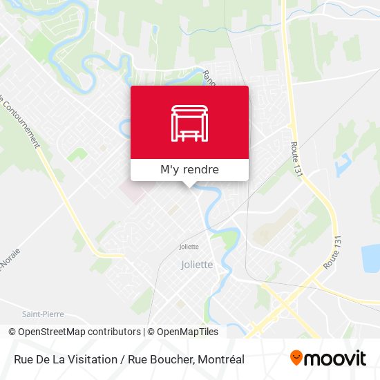 Rue De La Visitation / Rue Boucher plan