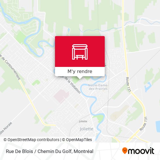 Rue De Blois / Chemin Du Golf plan
