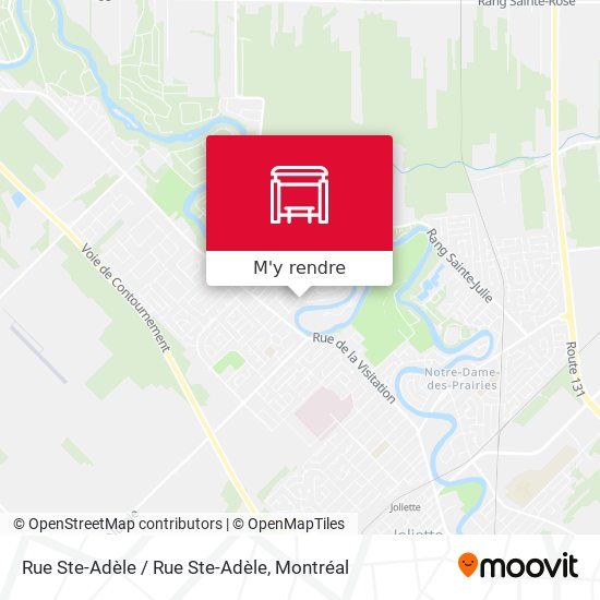 Rue Ste-Adèle / Rue Ste-Adèle plan