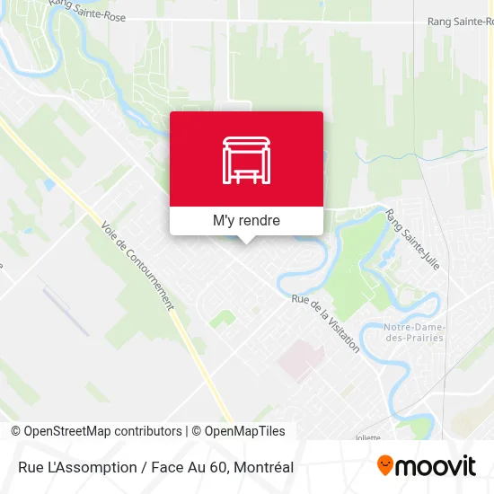 Rue L'Assomption / Face Au 60 plan