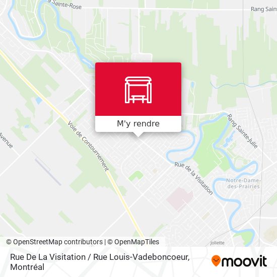 Rue De La Visitation / Rue Louis-Vadeboncoeur plan