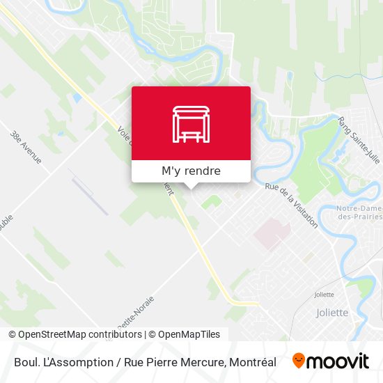 Boul. L'Assomption / Rue Pierre Mercure plan