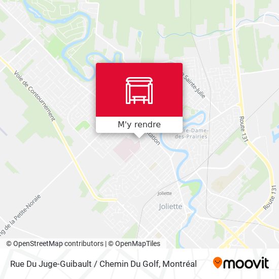 Rue Du Juge-Guibault / Chemin Du Golf plan