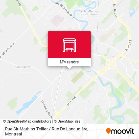 Rue Sir-Mathias-Tellier / Rue De Lanaudière plan