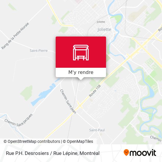 Rue P.H. Desrosiers / Rue Lépine plan