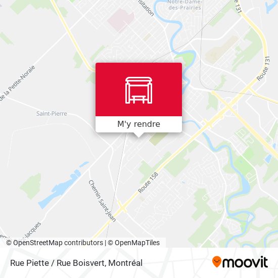 Rue Piette / Rue Boisvert plan