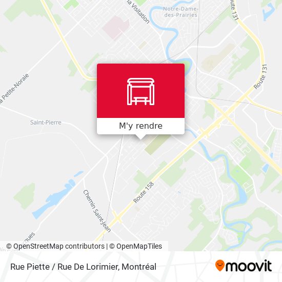Rue Piette / Rue De Lorimier plan