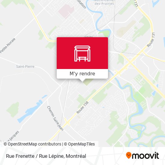 Rue Frenette / Rue Lépine plan