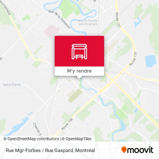 Rue Mgr-Forbes / Rue Gaspard plan
