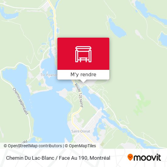 Chemin Du Lac-Blanc / Face Au 190 plan