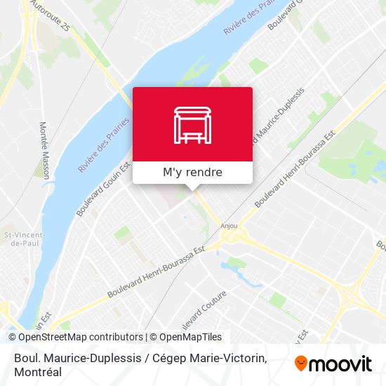 Boul. Maurice-Duplessis / Cégep Marie-Victorin plan