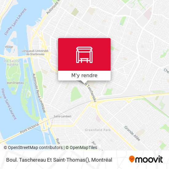 Boul. Taschereau Et Saint-Thomas plan