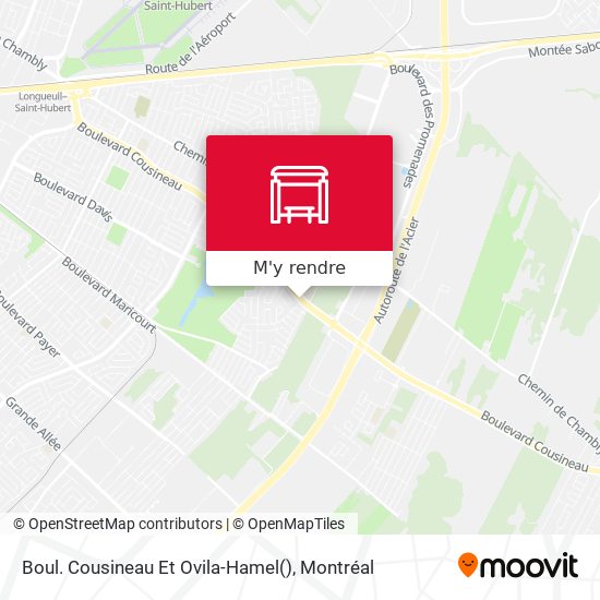 Boul. Cousineau Et Ovila-Hamel plan