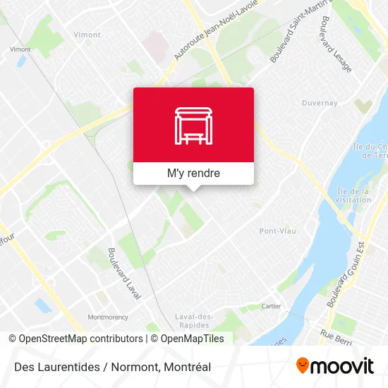 Des Laurentides / Normont plan