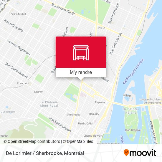 De Lorimier / Sherbrooke plan