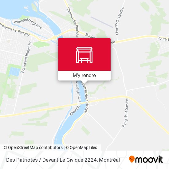 Des Patriotes / Devant Le Civique 2224 plan