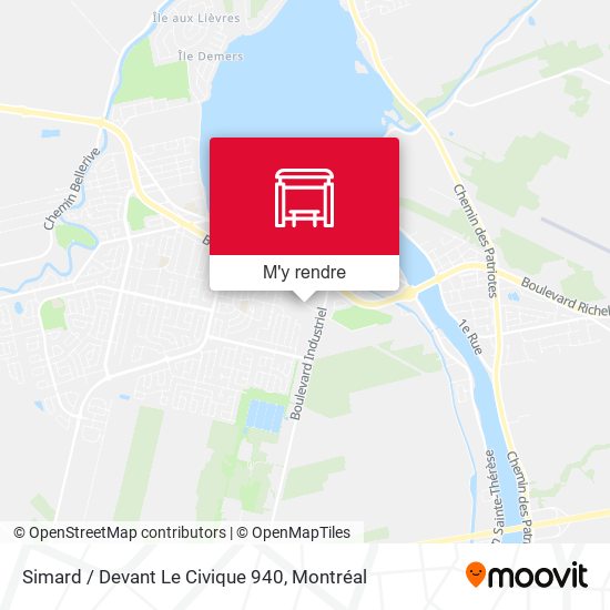 Simard / Devant Le Civique 940 plan