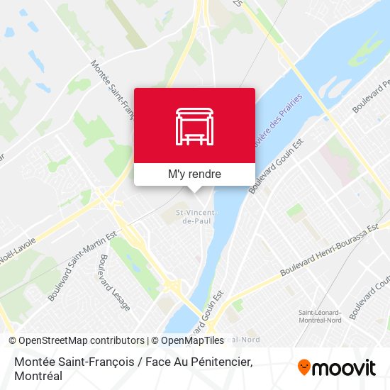 Montée Saint-François / Face Au Pénitencier plan