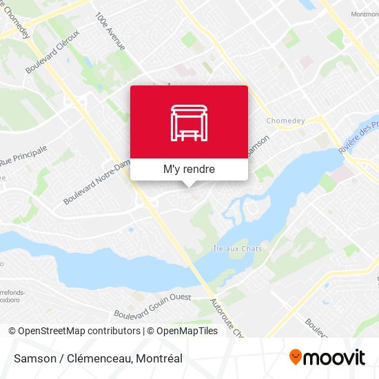 Comment aller à Samson / Clémenceau à Laval en bus ou métro
