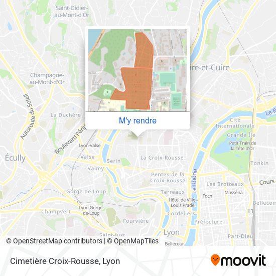 Cimetière Croix-Rousse plan