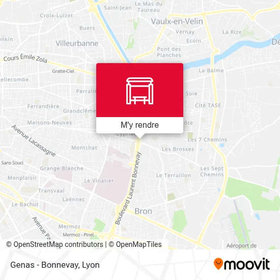 Genas - Bonnevay plan