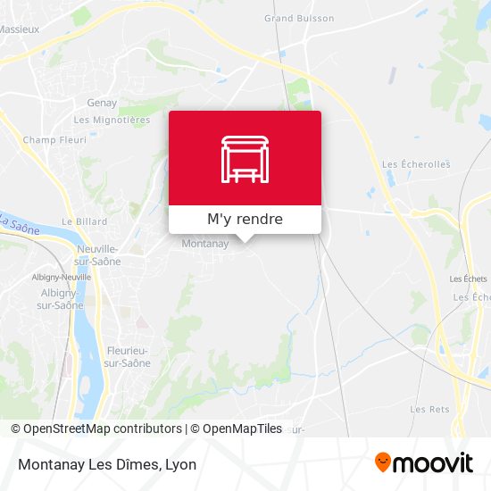 Montanay Les Dîmes plan